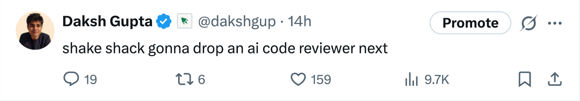 AI code review timeline